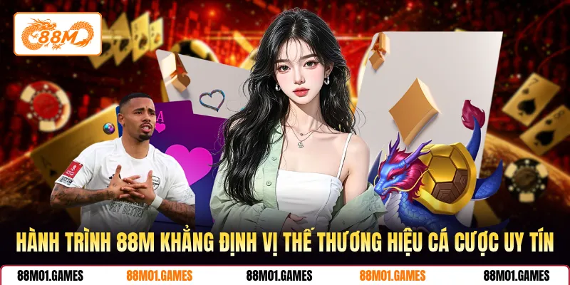 Hành trình 88M khẳng định vị thế thương hiệu cá cược uy tín